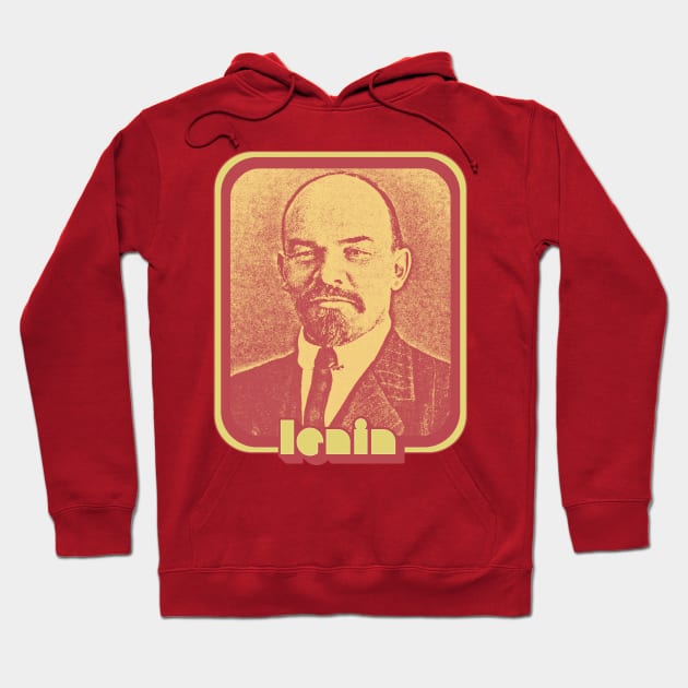 Vladimir Lenin // Retro Aesthetic Fan Art Design Hoodie by DankFutura